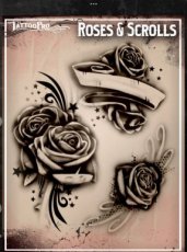 TP Roses & scrolls